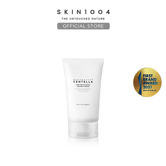 [SKIN1004 Official Shop] Madagascar Centella Tone Brightening Capsule Cream 2.53 fl.oz, 75ml, Non-sticky Hydrating Brightening Moisturizer Skincare Soothing