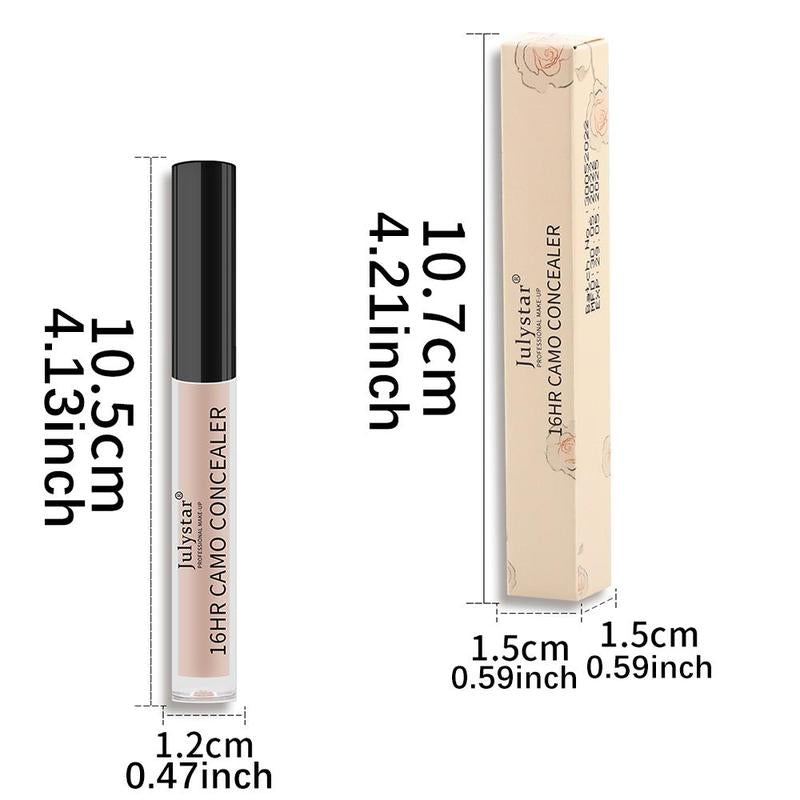 Long-lasting Concealer, 1 Count Waterproof Concealer Cream, Full Coverage Concealer, Makeup Product for Women & Girls