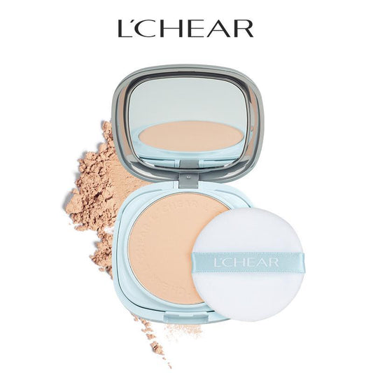 Long Lasting Matte Powder as Natural Look Pressed Powder, Oil Control Compact Powder Sweat Proof Concealer Matte Powder, Face Makeup Accessories