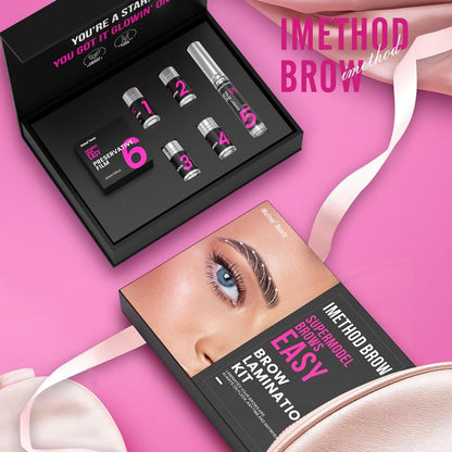 iMethod Brow Lamination Kit - DIY Eye Brow Perm Kit at Home, Long Lasting, Salon Result and Easy to Use, Cruelty-Free Makeup Oil Gift Cosmetic