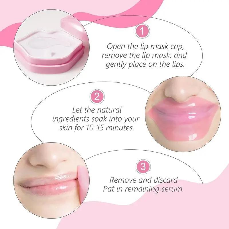 Cherry Moisturizing Lip Mask, 20pcs/set Nourishing & Hydrating Lip Masks, Lip Moisturizer Patches, Lip Care Products