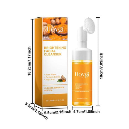 Brightening Turmeric Facial Skincare Cleanser, Comfort Deep Cleansing Hydrating Facial Cleanser, Back To School, Suitable for Acne, Pimple, Blackhead, Oily Skin