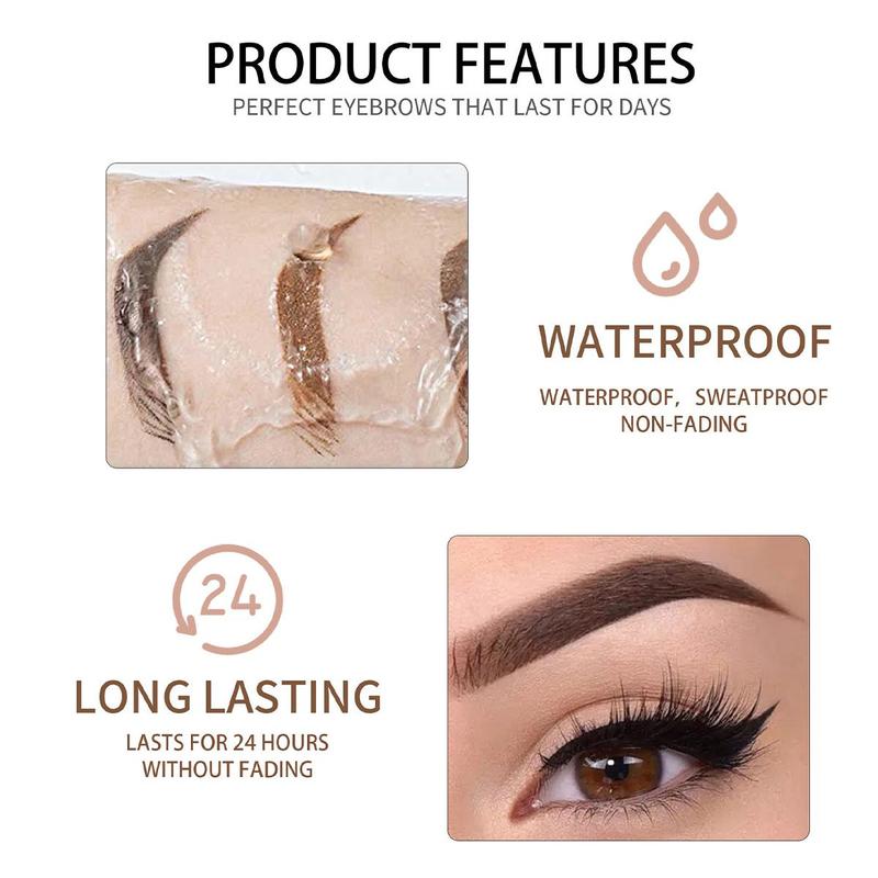 4 Color Eyebrow Powder Palette (1 Piece), Long Lasting Waterproof Eyebrow Powder, Smudge Proof Eye Brow Product For Women & Girls, Makeup Accessories