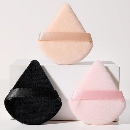 Comfort Skincare Triangle Powder Puff, Soft Makeup Sponge Puff, Dry & Wet Use Makeup Puff for Liquid Foundation, Face & Body Powder, Concealer, Cream