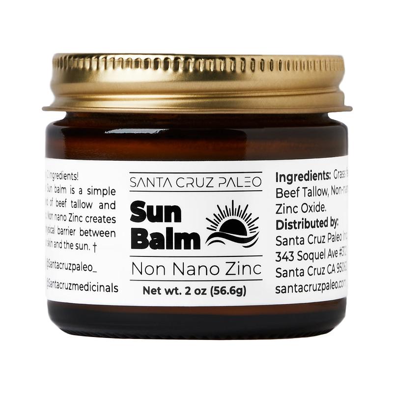 Sun Balm. Beef Tallow + Non-Nano Zinc Oxide