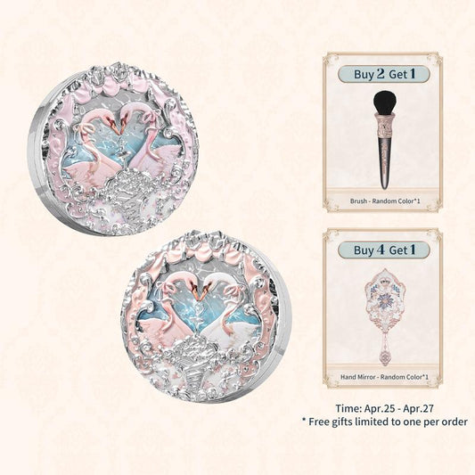 Flower Knows Swan Ballet Collection Embossed Blush