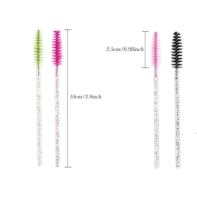 Disposable Eyelash Makeup Brush, Portable Travel Lashes Extension Spoolie for Mascara, Eyebrow Brush, Make Up Brushes, Summer Makeup