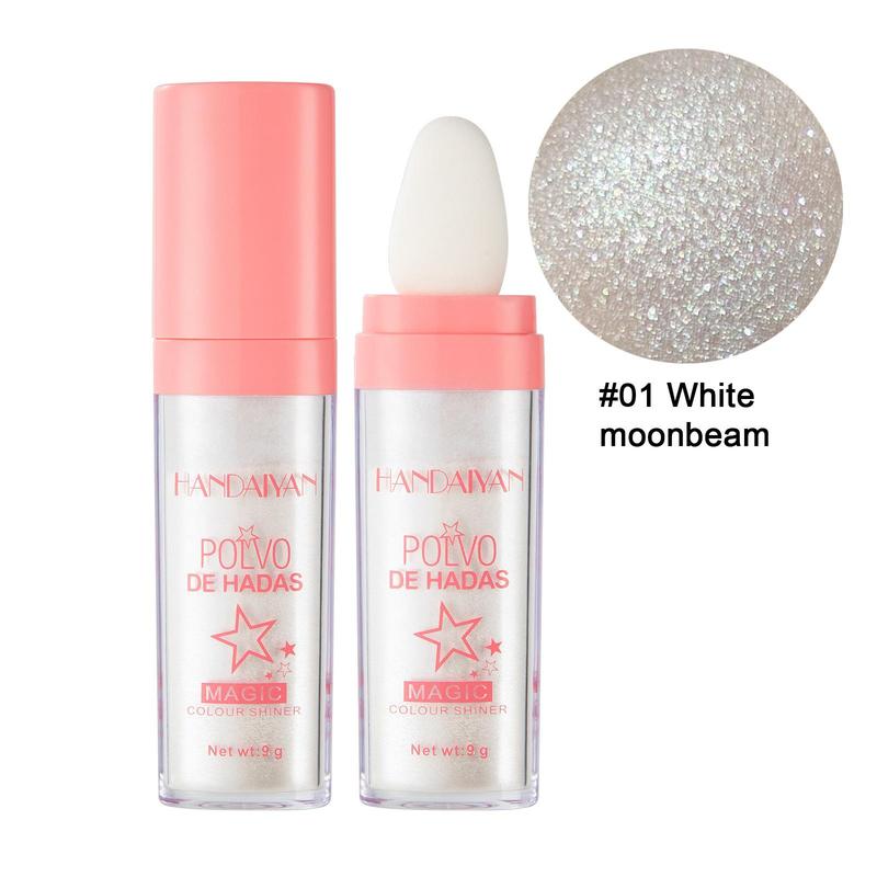 Long Lasting Shimmering Highlighter Powder, 1 Count Facial Brightening Highlighter Powder, Facial High-gloss Sparkling Makeup Powder, Makeup Accessories