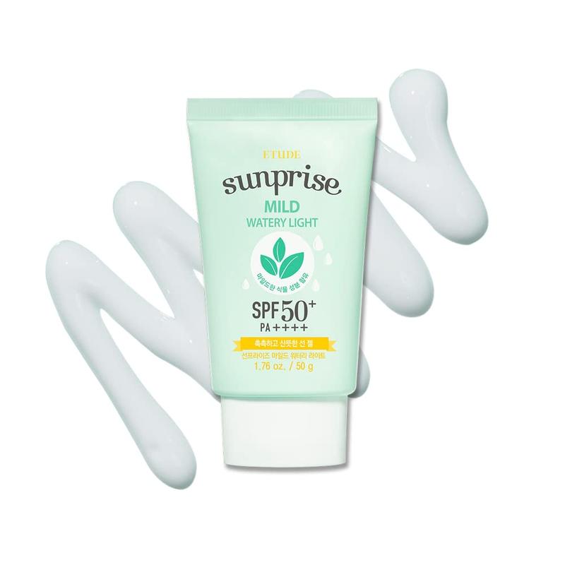 [Etude House] Sunprise Mild Watery Light 50ml, [Etude House] Sunprise Mild Watery Light 50ml, Suitable for Sensitive Skin, Broad Spectrum Protection, Natural Ingredients, Non-Comedogenic