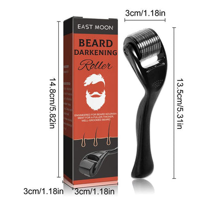 Handheld Beard Roller (1 Piece), Micro Needle Rolling Tools for Face, Beard, Body and Scalp, Men and Women's Skin Care Tool