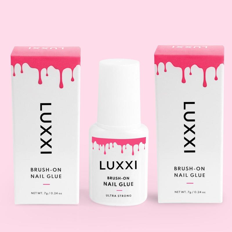 Ultra Strong Brush-On Nail Glue for Long Lasting Wear | LUXXI