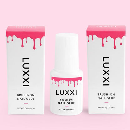 Ultra Strong Brush-On Nail Glue for Long Lasting Wear | LUXXI