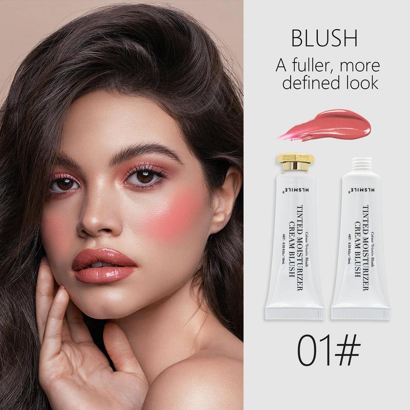 Long Lasting Liquid Blusher, Natural Look Blush For Cheeks, Lips, Eyes, Smudge-proof Blush Stick, Lightweight Blush, Soft Color Shadow, Suitable For All Skins