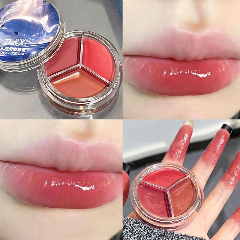 Cute Whale Design Moisturizing Lip Balm, 3 Color Long Lasting Matte Lipstick, Hydrating Lip Balm, Suitable for All Occasions Lip Makeup