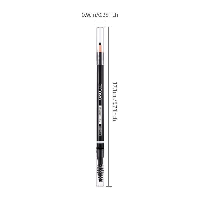 Double-ended Eyebrow Pencil, 1 Count Waterproof Long Lasting Tear Thread Eyebrow Pen, Eye Makeup Products