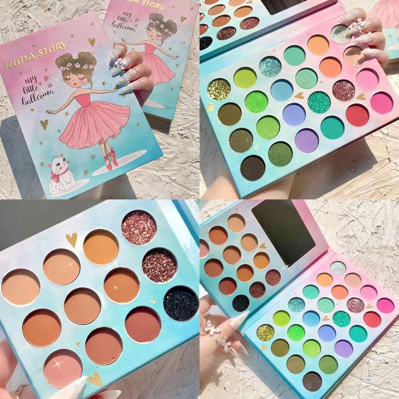 36 Color Eyeshadow Palette, Matte and Glitter Eye Shadows Palette, Long Lasting High Pigmented Eye Shadow, Eye Makeup Products for All Styles & Occasions