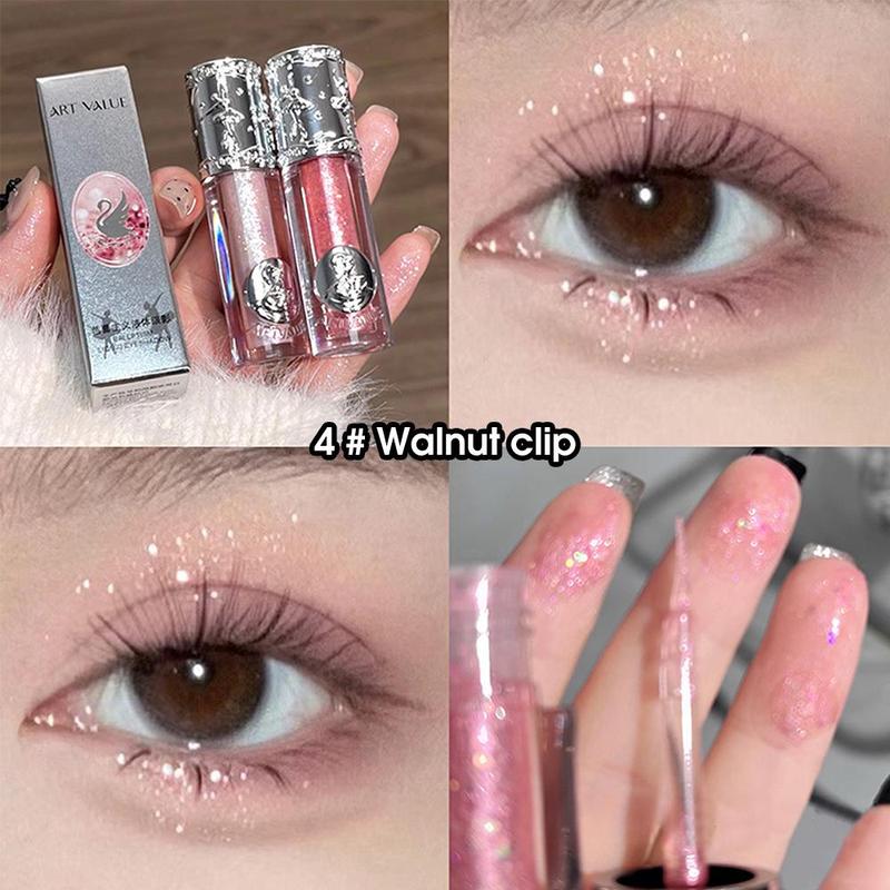 Glitter Liquid Eyeshadow, 5 Counts/set Long Lasting Glittering Eye Shadow, Colorful Eye Makeup Products for All Styles and Occasions