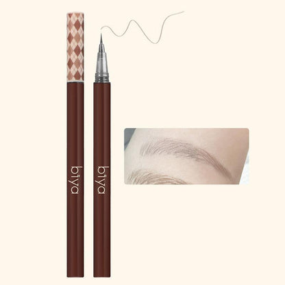 Highly Pigmented Eyebrow Pencil, 1 Count Long-lasting Filler Styling Pen, Portable Water Eyebrow Pencil, Eyebrow Cosmetic for Music Festival Makeup