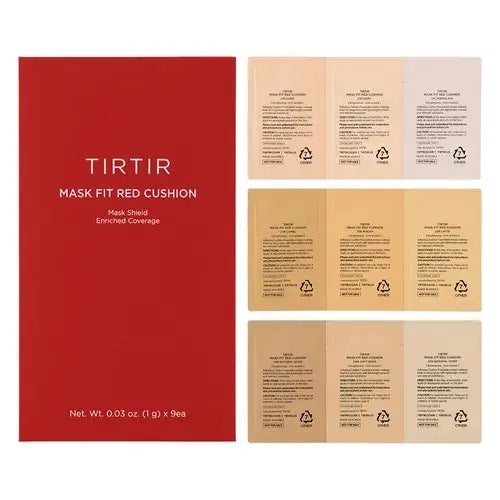 Tirtir Red Maskfit Trial Kit (all 9 colors)