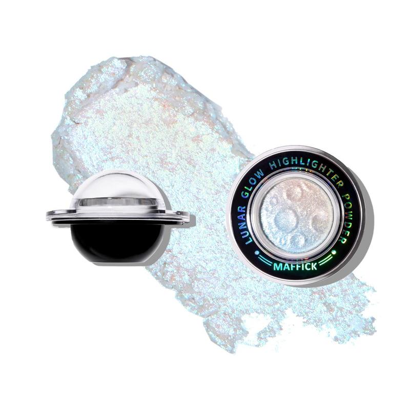 1 Count 3D Planet Shaped Highlighter Powder, Long Lasting Body Glitter Highlighter Powder, High-gloss Sparkling Make Up Product, Makeup Products