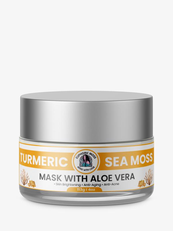 Sea Moss Face Mask with Turmeric, Aloe & Honey Comfort Skincare